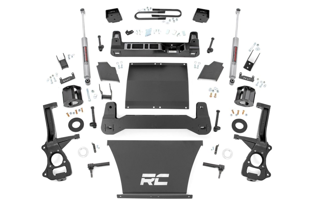 GMC Sierra 1500 Suspension Lift Kit - Rear - Rough Country - Mono Leaf Rear | N3 - 2025+